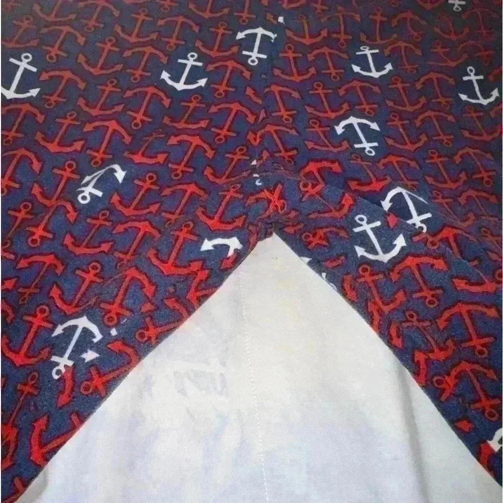 Lularoe TC nautical anchor leggings. From ex retailer closet. Worn 2X. - Picture 2 of 5
